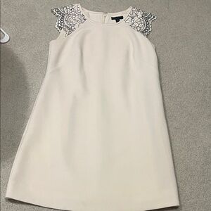 Jcrew cream lace dress